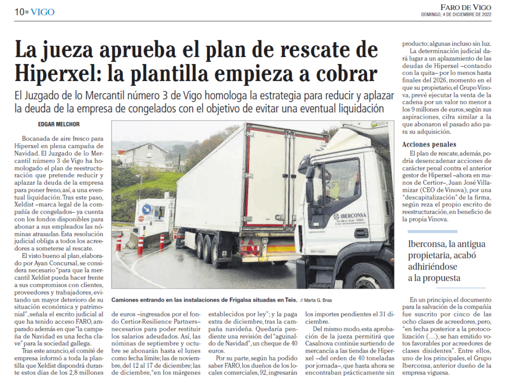 Faro de Vigo 04 de diciembre